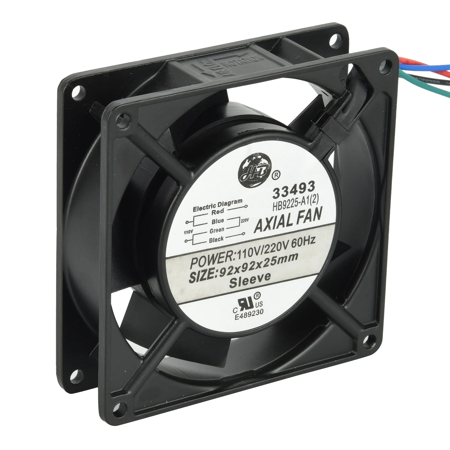 9225 Dual Voltage AC Fan